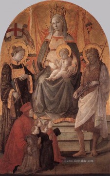 Madonna Del Ceppo Renaissance Filippo Lippi Ölgemälde